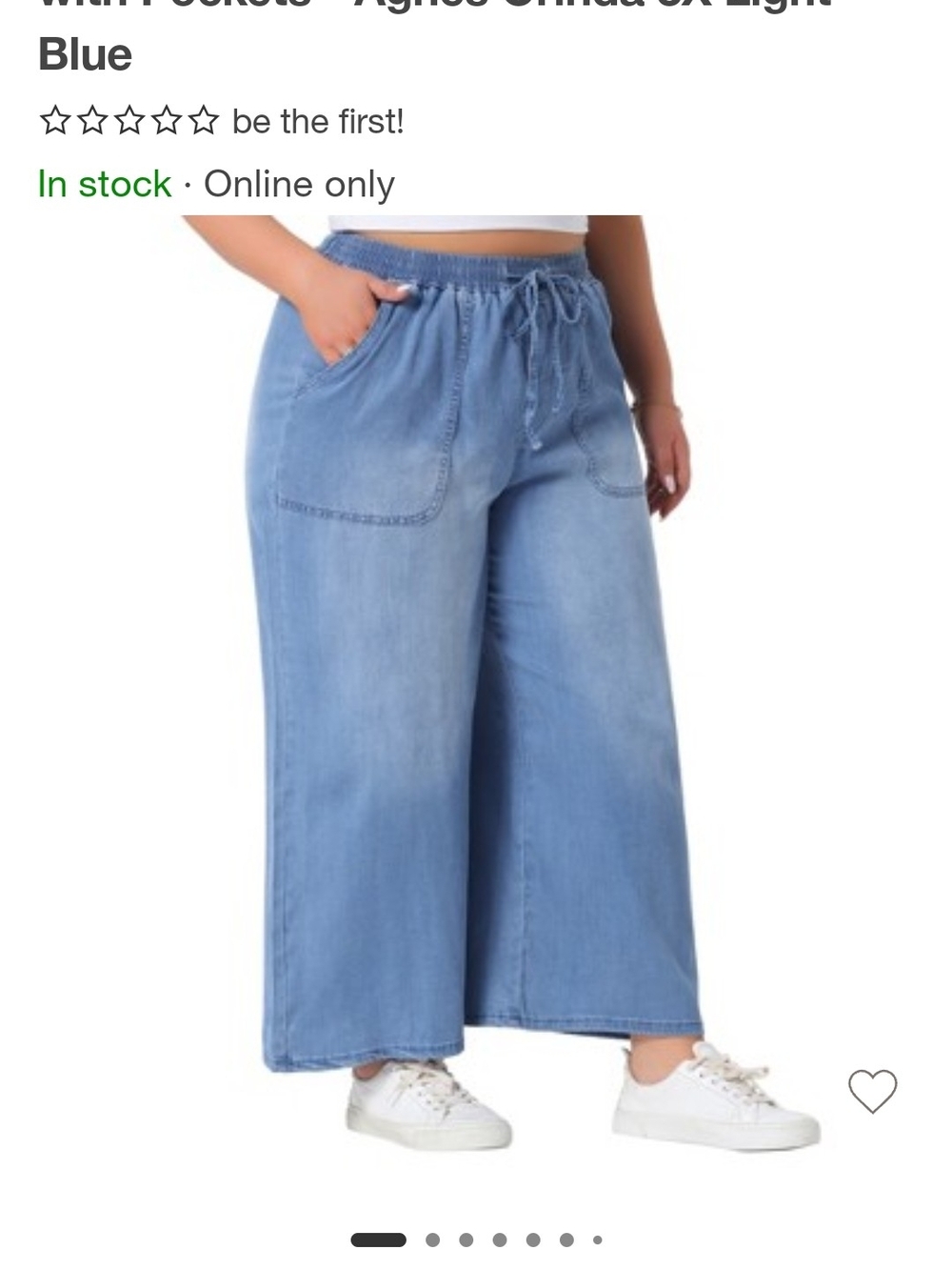 Target Light Blue Wide Leg Capris